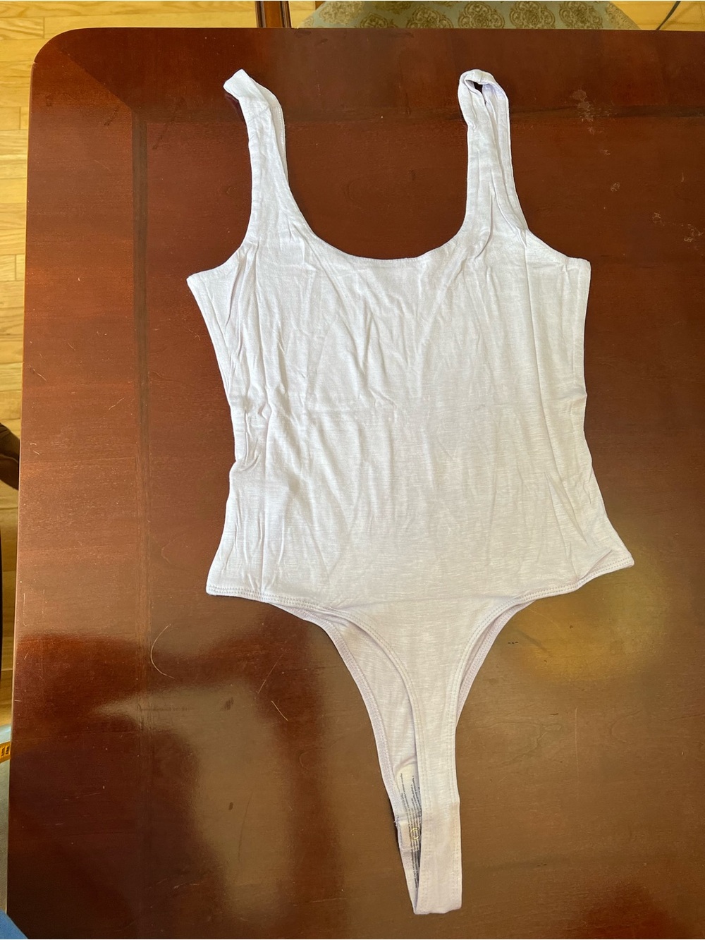 Double Zero Lilac Tank Bodysuit - Lilac - Picture 5 of 5